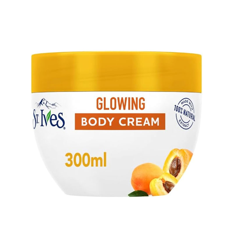 St. Ives Glowing Body Cream with Apricot Extract, 300ml