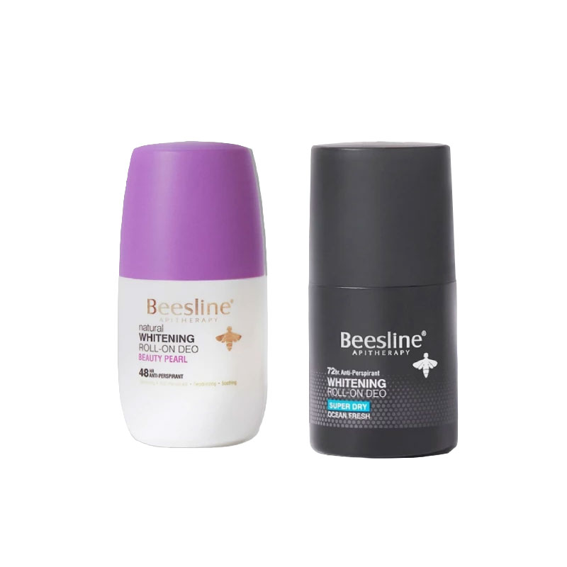Beesline W. Deo Roll-On Beauty Pearl + Beesline W. Deo Super Dry Ocean Fresh