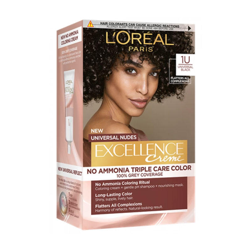 L'Oréal Paris Excellence Universal Nudes  Ammonia-Free Black 1U 